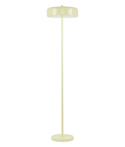 KELLO: Interior Drum Shade Floor Lamp - Glossy Cream