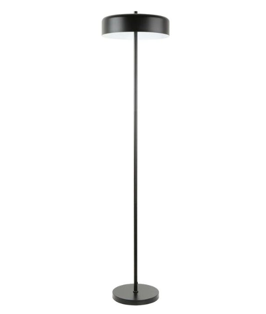 KELLO: Interior Drum Shade Floor Lamp - Matte Black