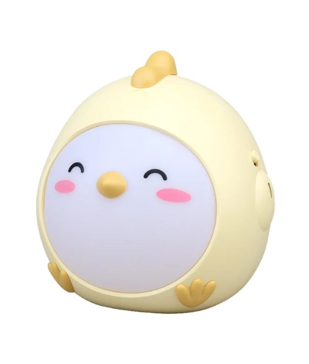 FRANGO: LED Tri-CCT Chicken Nightlight Dimmable USB DC 5V Rechargeable - Yellow