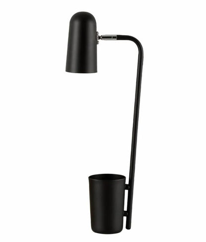 PASTEL: Scandinavian Table Lamps With Pen Container - Matte Black