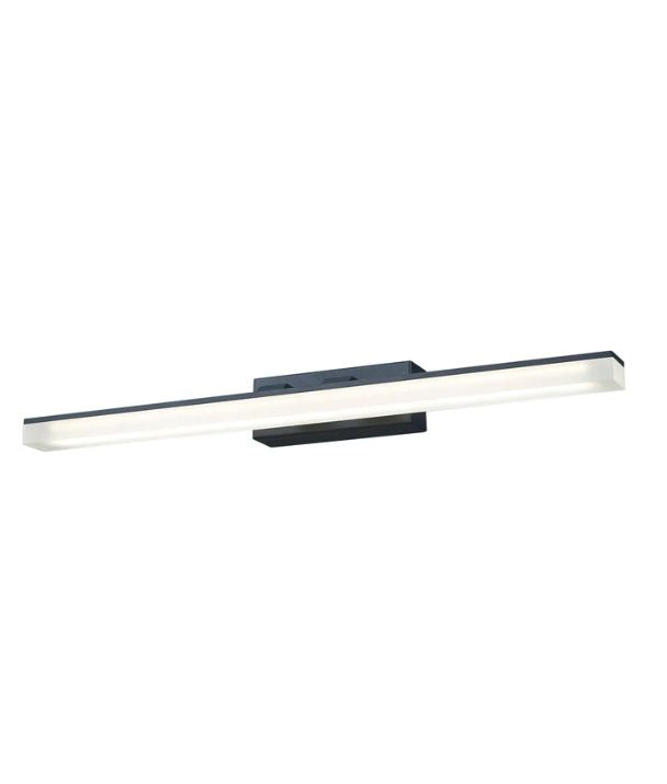 VANITAS: Interior LED Tri-CCT Vanity / Picture Wall Lights IP44 (L370mm) - Black/Small