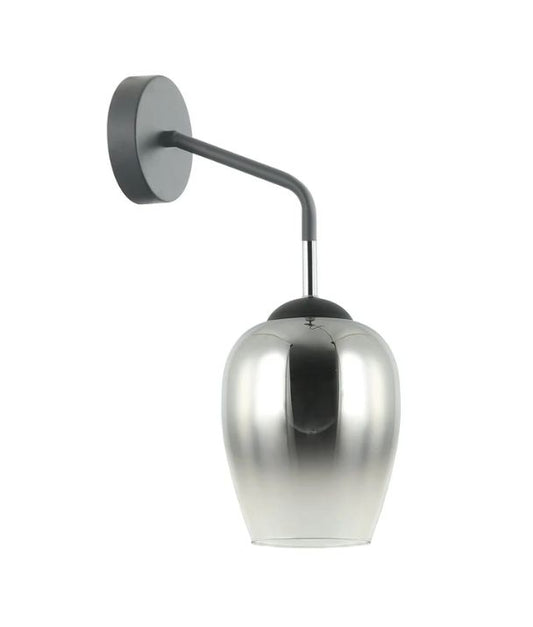 VINUM: Interior Wine Glass Shape with Chrome Colour Fading Effect Wall Light