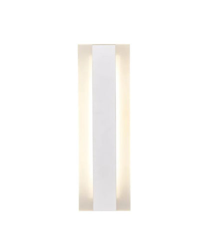 BANDA: LED Tri-CCT Rectangular with Frosted Diffuser Wall Light IP65 - White 300mm