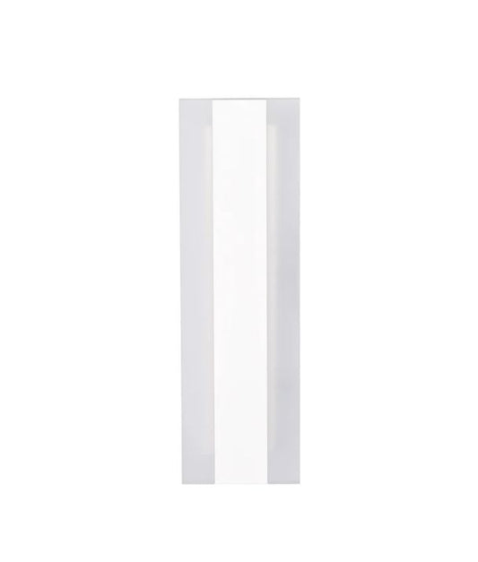 BANDA: LED Tri-CCT Rectangular with Frosted Diffuser Wall Light IP65 - White 570mm