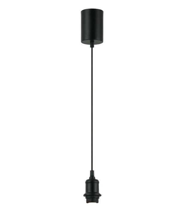 D.I.Y. Plug-in Pendant Light Suspension Kit - Black