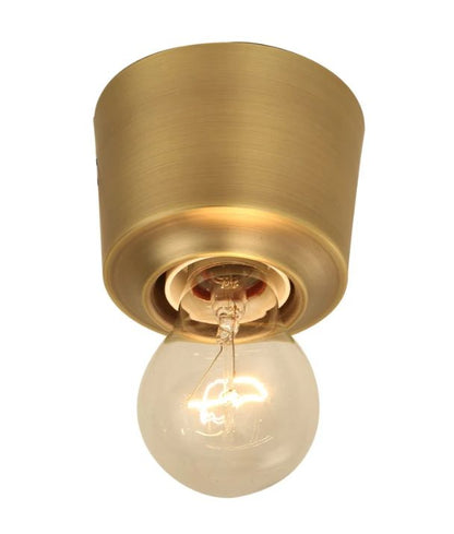 D.I.Y. Batten Fix Ceiling Light Cover - Antique Brass