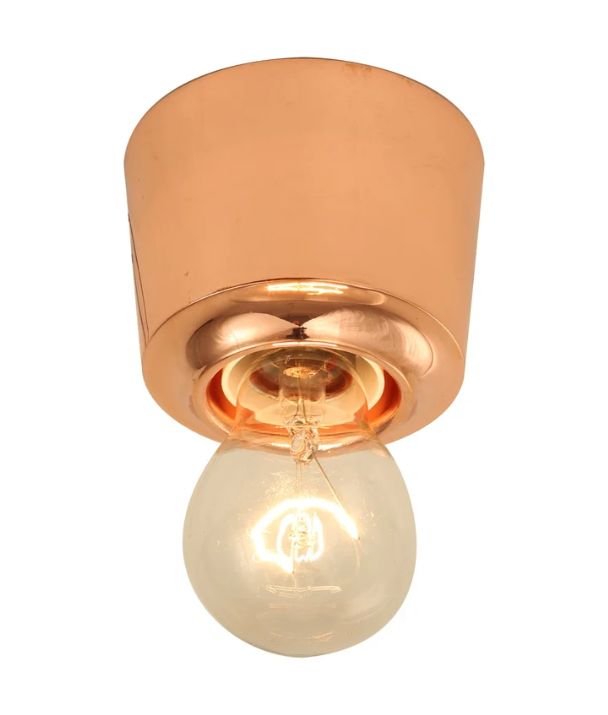 D.I.Y. Batten Fix Ceiling Light Cover - Copper Colour