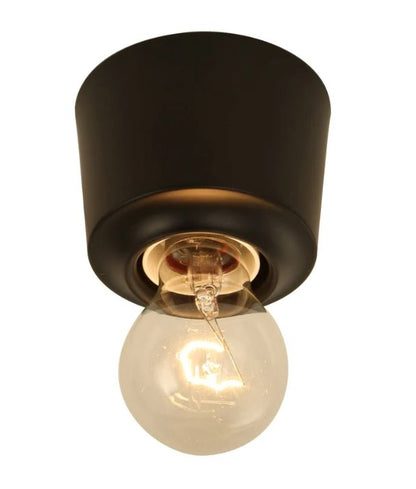 D.I.Y. Batten Fix Ceiling Light Cover - Black
