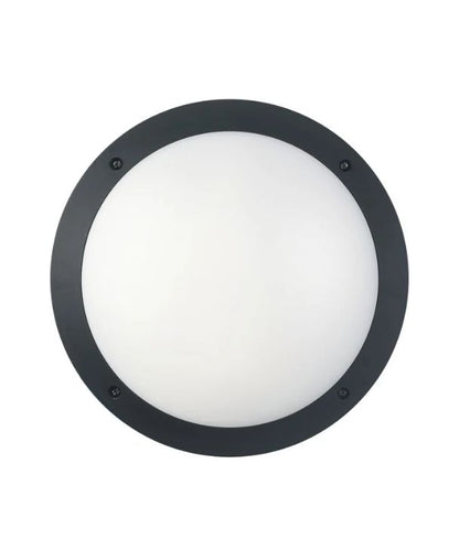 BULK: Round LED Bulkhead Lights IP66 IK10 - Black