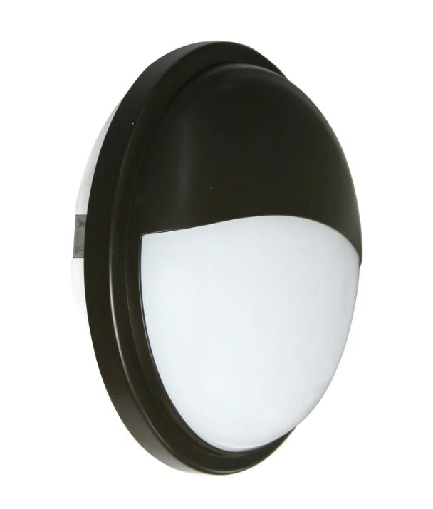 BULK: LED Exterior Eyelid Bulkhead Lights IP65 - Black