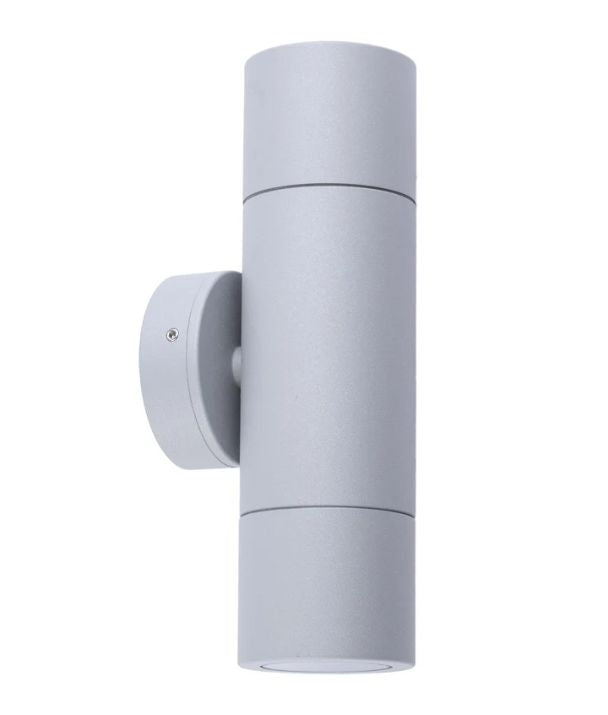 MR16 Exterior Wall Pillar Spot Lights (Matte Grey) IP65 - Up/Down