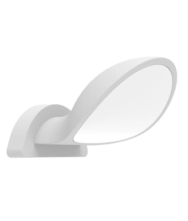 BOCINA: Exterior LED Semicircle Surface Mounted Wall Lights IP65 - White