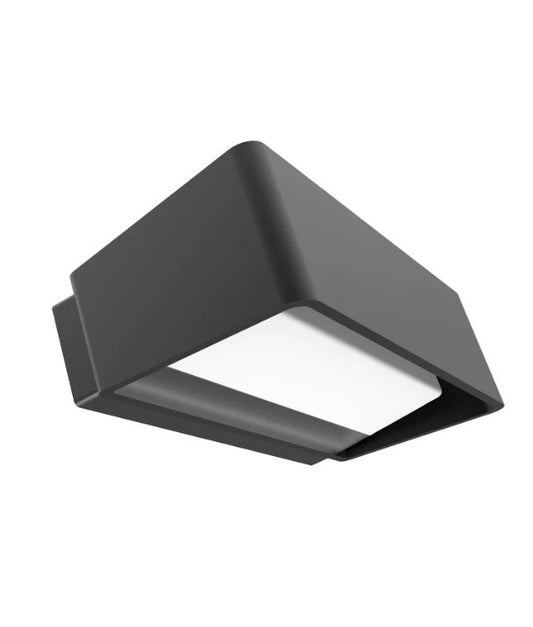 TOPATRI: LED Tri-CCT Exterior Surface Mounted Up/Down Wall Lights IP65 - Dark Grey