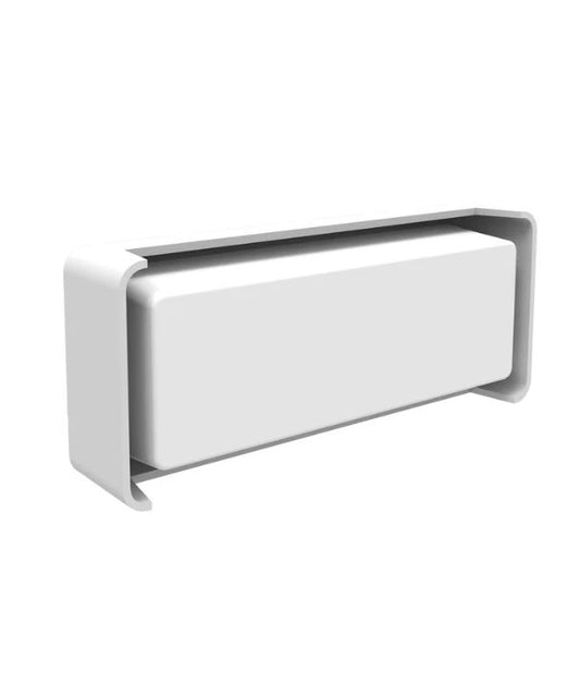 HEKA: Surface Mounted Rectangular LED Exterior Wall Lights IP65 - White