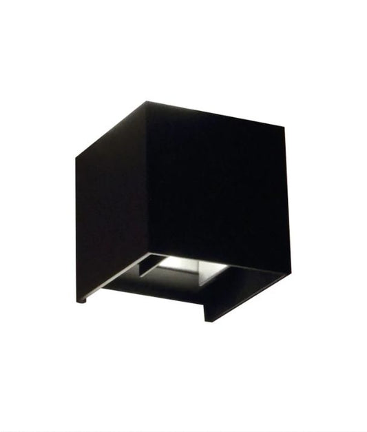 TOCA: Exterior LED Adjustable Lens Cover Surface Mounted Up/Down Wall Lights IP54 - Black