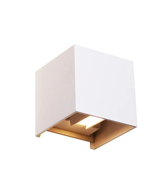 TOCA: Exterior LED Adjustable Lens Cover Surface Mounted Up/Down Wall Lights IP54 - White