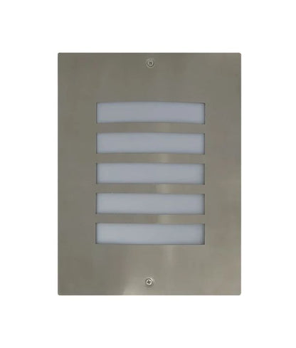 NED: Exterior Grilled Surface Mounted Wall Lights IP54 - 316 Stainless Steel
