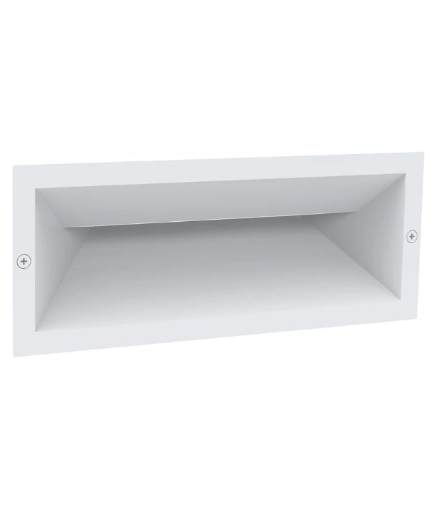 BRICKTRI: LED Tri-CCT Exterior Recessed Rectangular Wall / Brick Lights IP65 - White