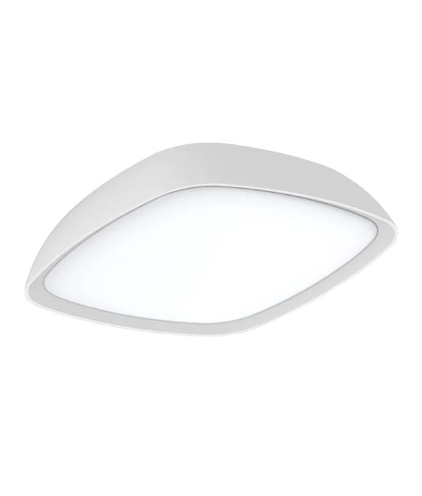 DOCCIA: Exterior LED Round Wall / Ceiling Lights IP65 - White
