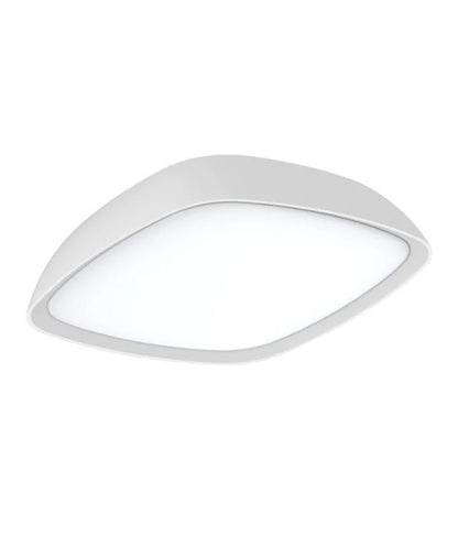 DOCCIA: Exterior LED Round Wall / Ceiling Lights IP65 - White
