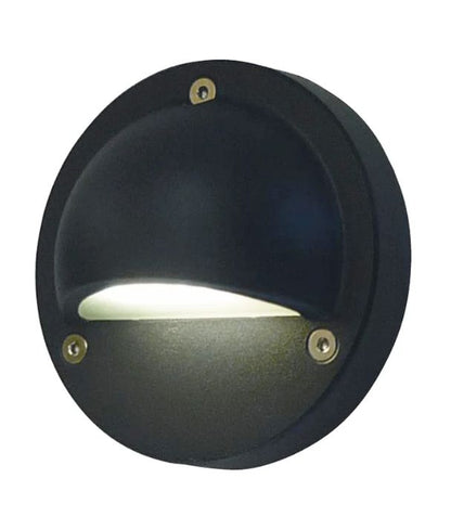 STE: LED Exterior Surface Mounted Eyelid Step / Wall Lights IP44 - 12V