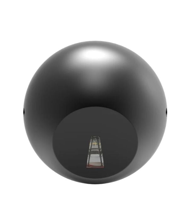 STE: LED Exterior Surface Mounted Round Step / Wall Lights IP65 - Dark Grey
