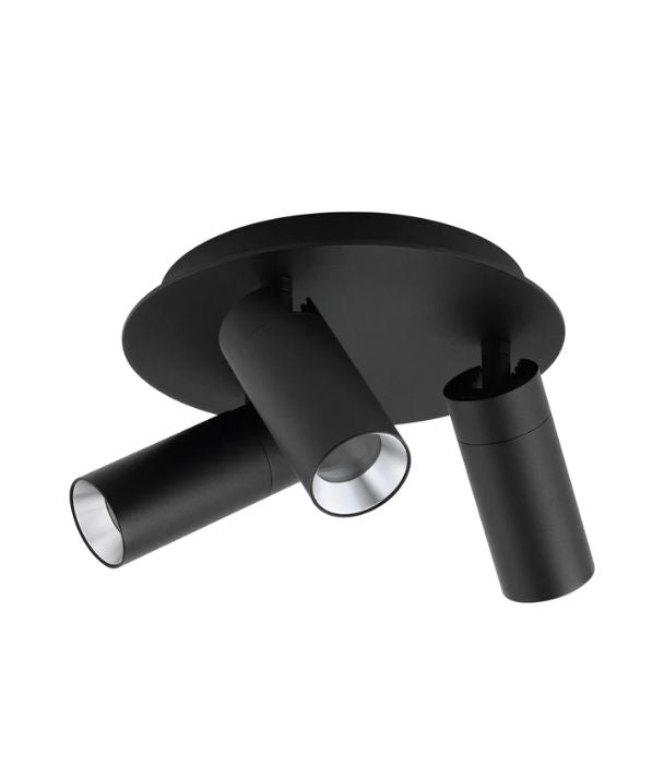 SAKUP: Exterior GU10 Adjustable Ceiling Spot Lights IP54 - Black