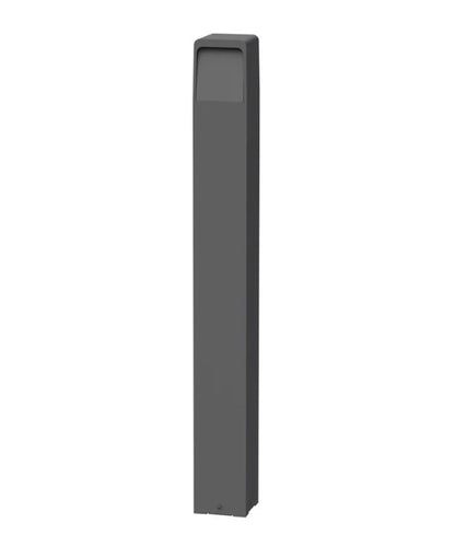 TOREN: LED Tri-CCT Surface Mounted Dark Grey Bollard Light IP65