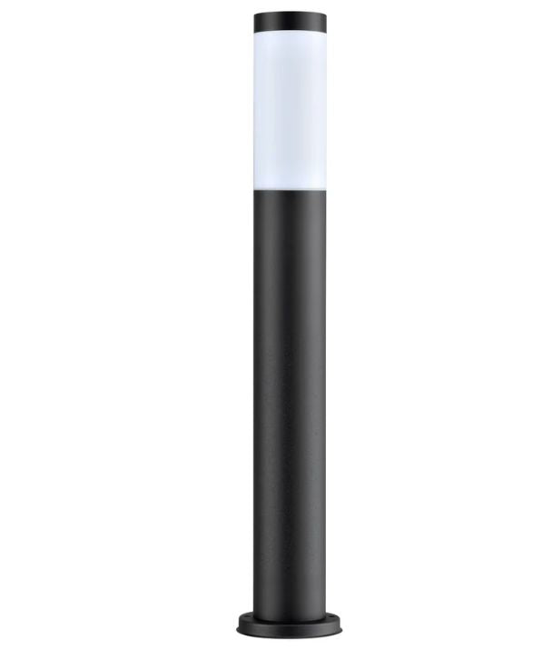 TORRE: E27 Surface Mounted Black Bollard Lights IP44 - 1000mm
