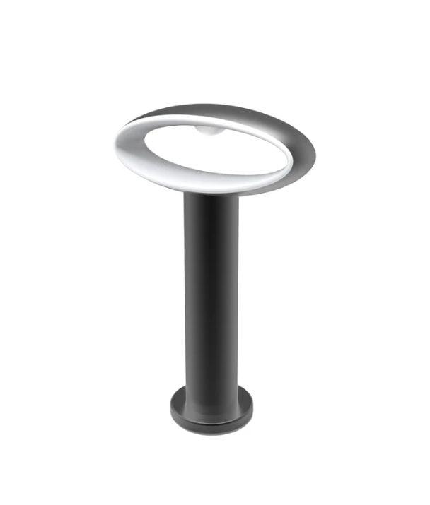 Horus LED Surface Mounted Open Oval Bollard Lights IP54 - 300mm