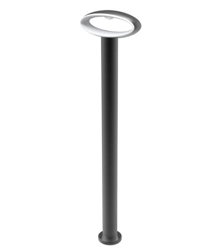 Horus LED Surface Mounted Open Oval Bollard Lights IP54 - 800mm