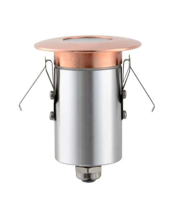 DECK: LED 3W Recessed Deck Lights IP67 (Cut out: ∅43mm) - Copper/6000K