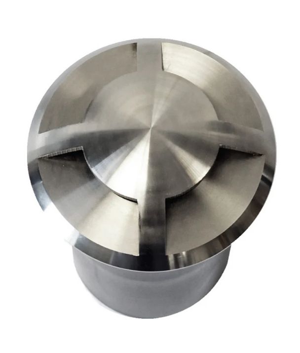 MR16 Recessed Inground Up Lights (Small Faceplate) IP67 (Cut out: Ø73mm) - 4 Way