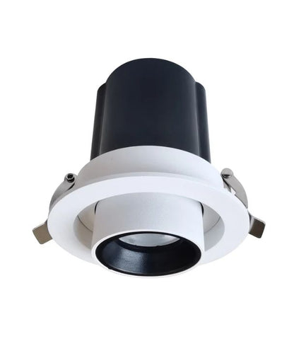 TELE: LED Recessed Spot Downlight Retractable Dimmable Tri-CCT IP20 - With 90mm Convertible Plate (Copy)
