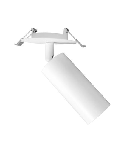 TUBO: LED Recessed Tri-CCT Tiltable & Rotatable Spot Downlights (Cut out: 70-90mm) - White