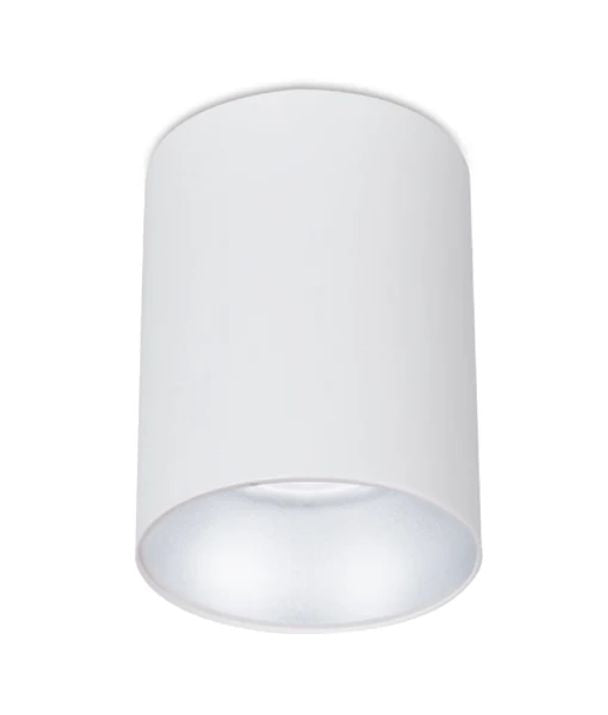 SURFACE: GU10 Round Surface Mounted Ceiling Downlight - Matte White
