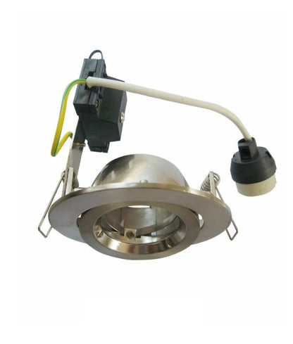 GU10 Gimbal Round Downlight Fittings (Cut out: 90mm) w/Lamp holder