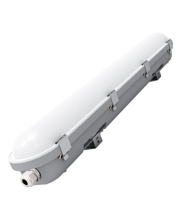 SHIELDTRI: Exterior LED Waterproof Dual Power & Tri-CCT Battens IP65 IK08 - 9W / 18W