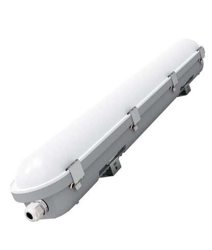 SHIELDTRI: Exterior LED Waterproof Dual Power & Tri-CCT Battens IP65 IK08 - 9W / 18W