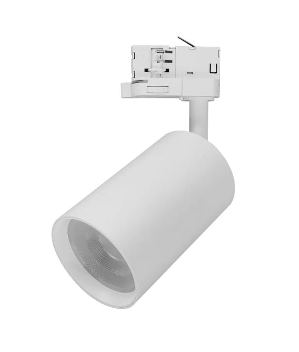 4 Wire 3 Circuit LED Tri-CCT Dimmable Adjustable Track Heads - White