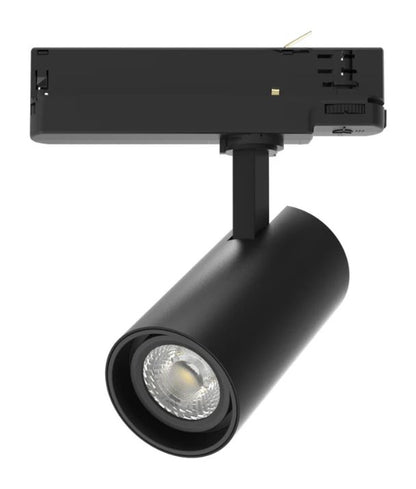 4 Wire 3 Circuit LED Tri-CCT Dimmable Track Head Fitting - Black