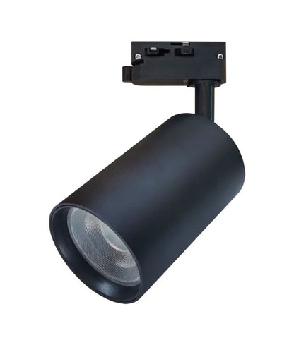 3 Wire 1 Circuit LED Tri-CCT Dimmable Adjustable Track Head - Black
