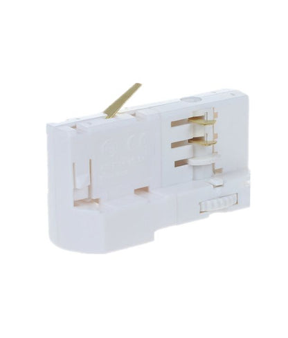 4 Wire 3 Circuit Track Pendant Light Adaptors - Adaptor (Small Hold Weight 5Kg Max) WHITE