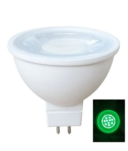 MR16 LED Coloured Globes (5W) - Green