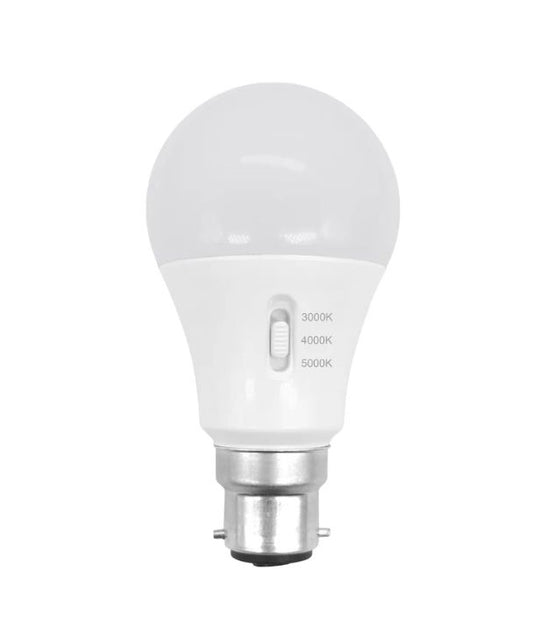 GLSTRI (Dimmable): LED GLS Tri-CCT Dimmable Globes Frosted Diffuser (10W) - Socket: BC/B22