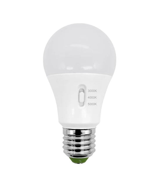 GLSTRI (Dimmable): LED GLS Tri-CCT Dimmable Globes Frosted Diffuser (10W) - Socket: ES/E27