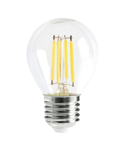 Fancy Round LED Filament Dimmable Globes (4W) - Options: E27 2700K