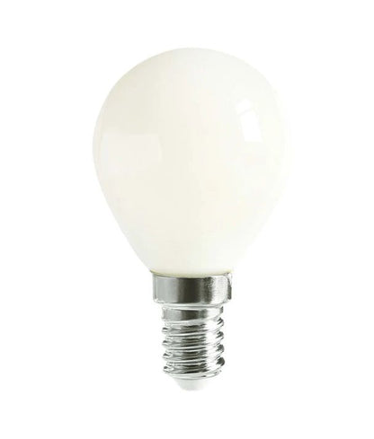 Fancy Round LED Filament Dimmable Globes (4W) - Options: E14 6000K