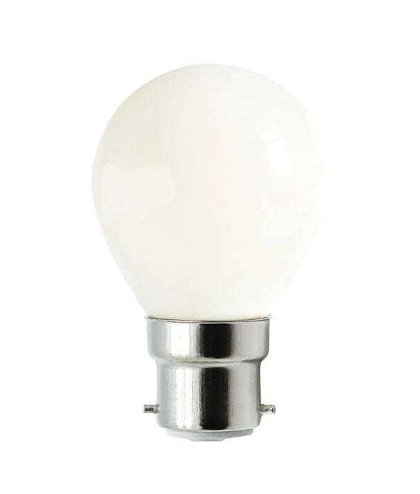 Fancy Round LED Filament Dimmable Globes (4W) - Options: B22 2700K
