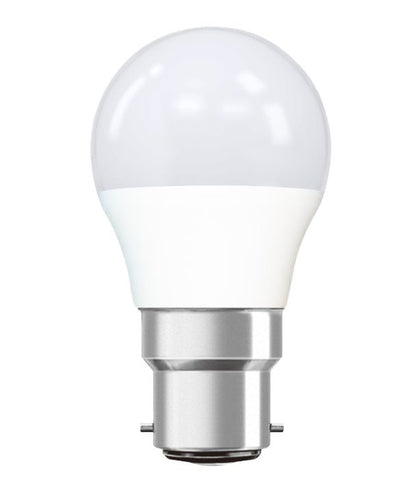 Fancy Round LED Globes Frosted Diffuser (3W) - Options: B22 3000K